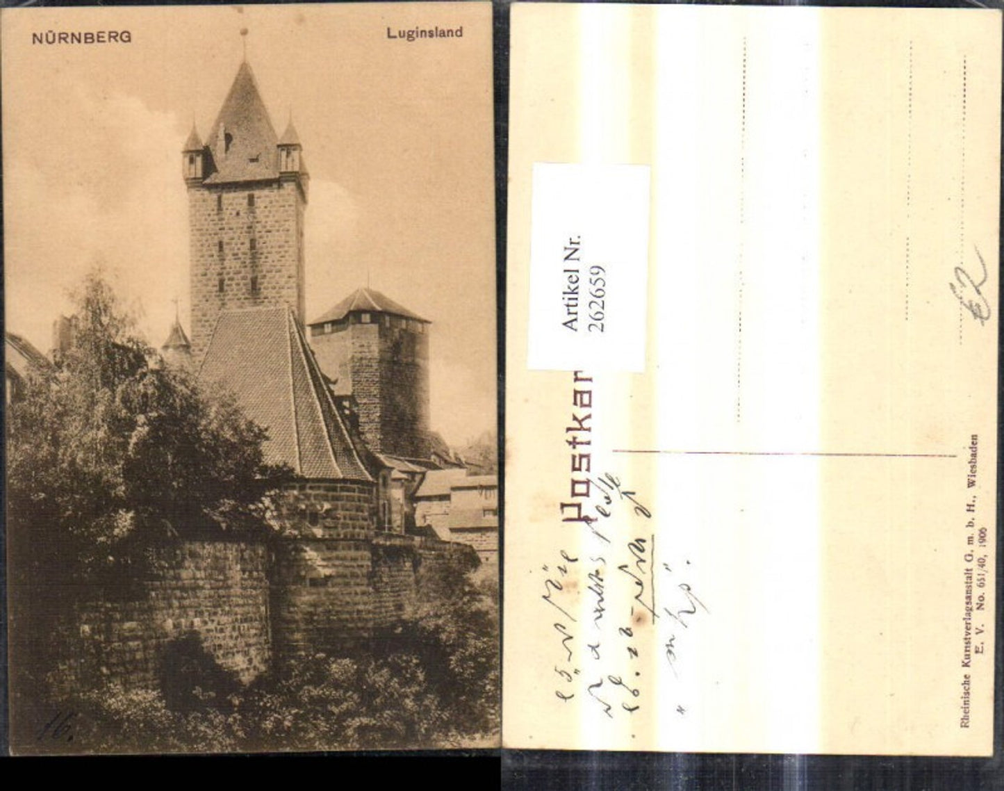 262659,Nürnberg Luginsland Schloss Burg