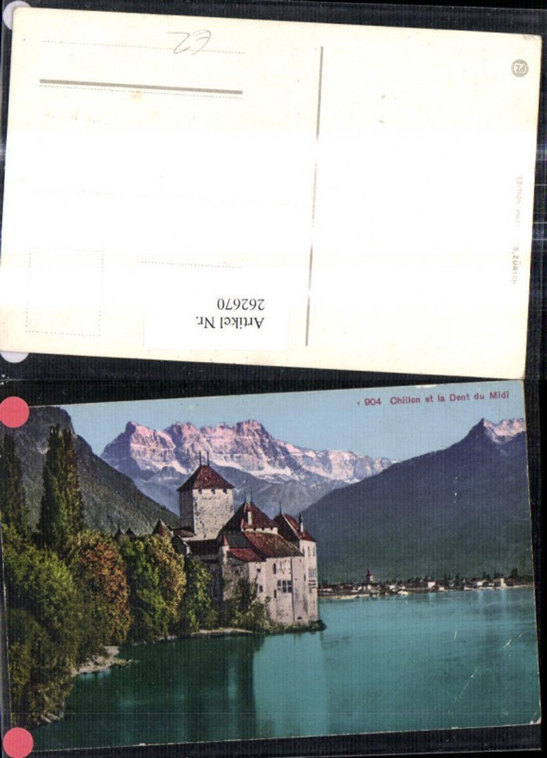 262670,Chillon et la Dent du Midi Schloss Burg