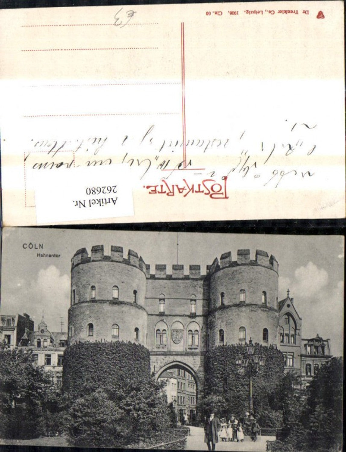 262680,Cöln Hahnentor Schloss Burg