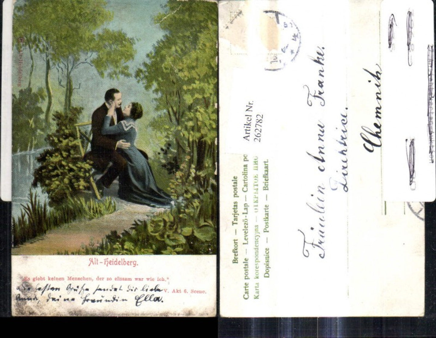 262782,Liebe Paar Liebespaar Umarmung Alt Heidelberg Spruch