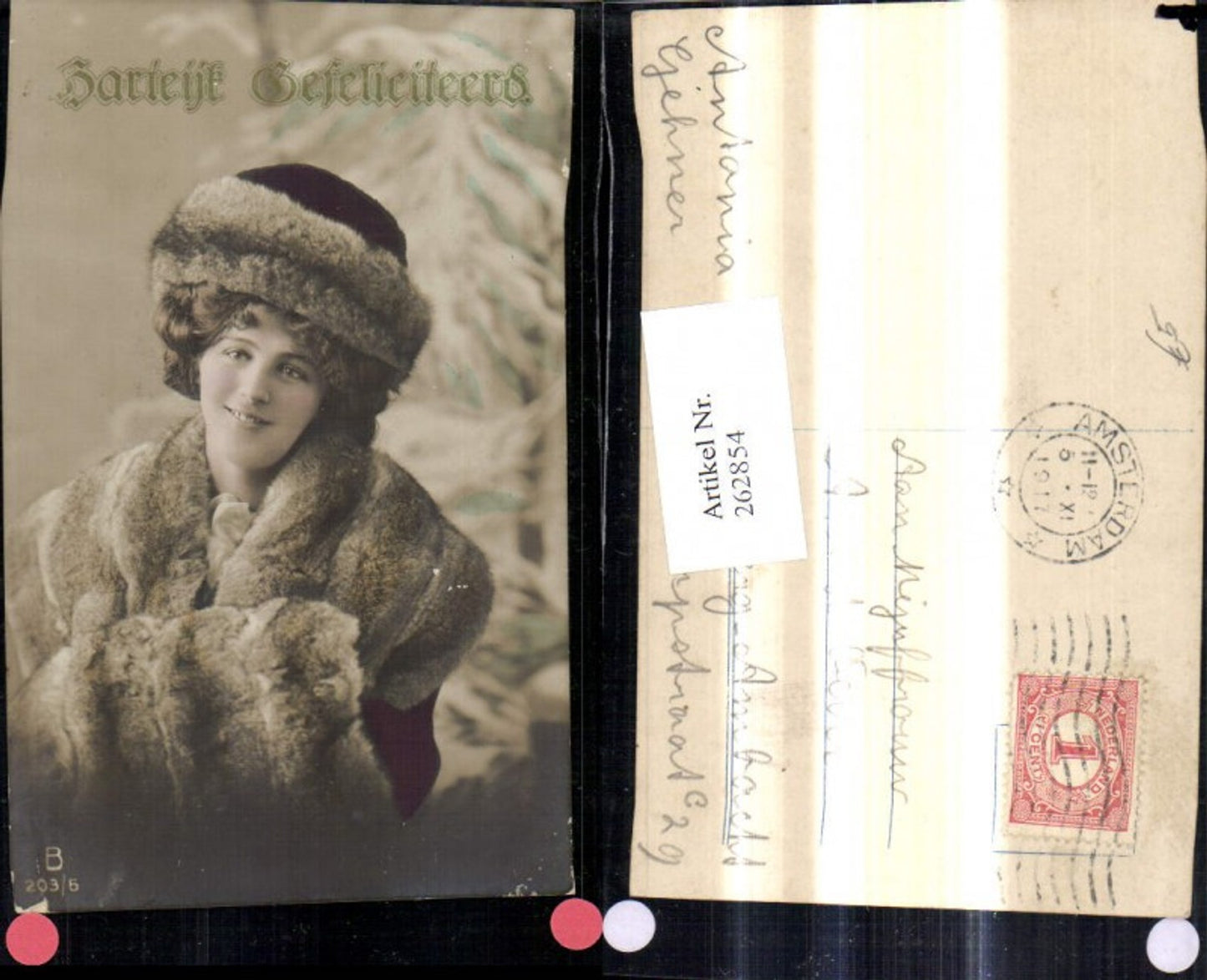 262854,Frau Mode Hut Pelz Pelzmode Muff