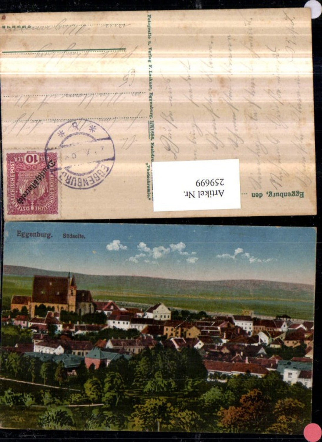 259699,Eggenburg Totale Kirche