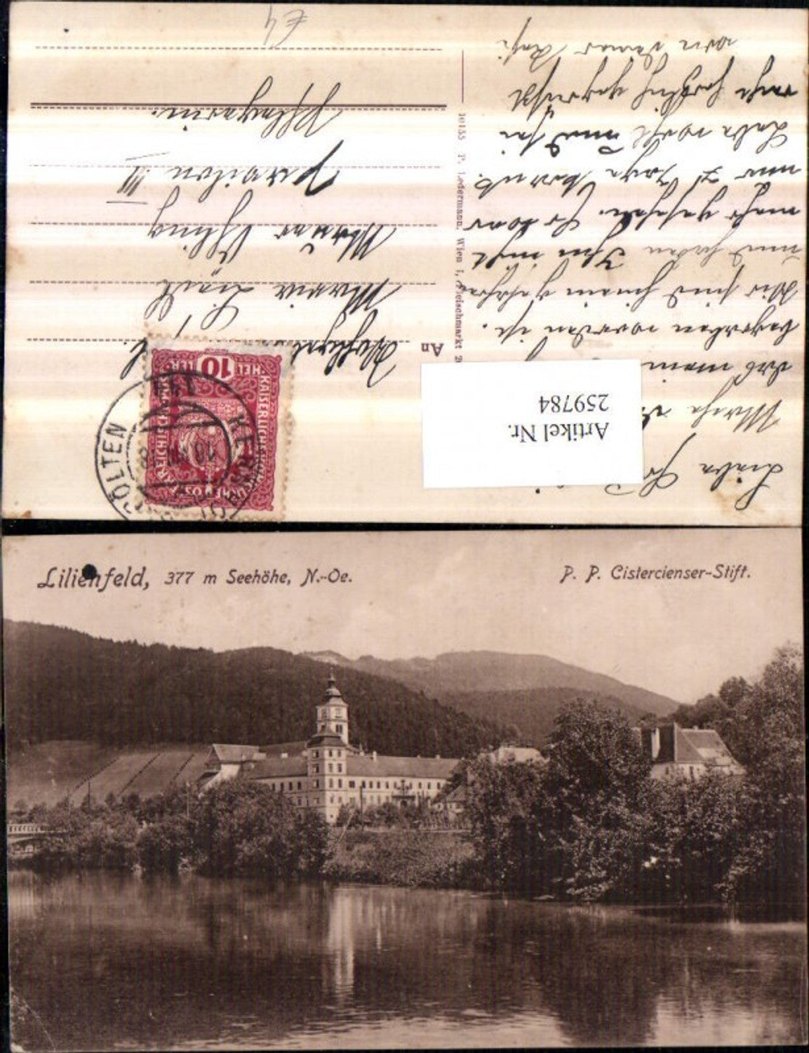 259784,Lilienfeld P. P. Zisterzienser-Stift