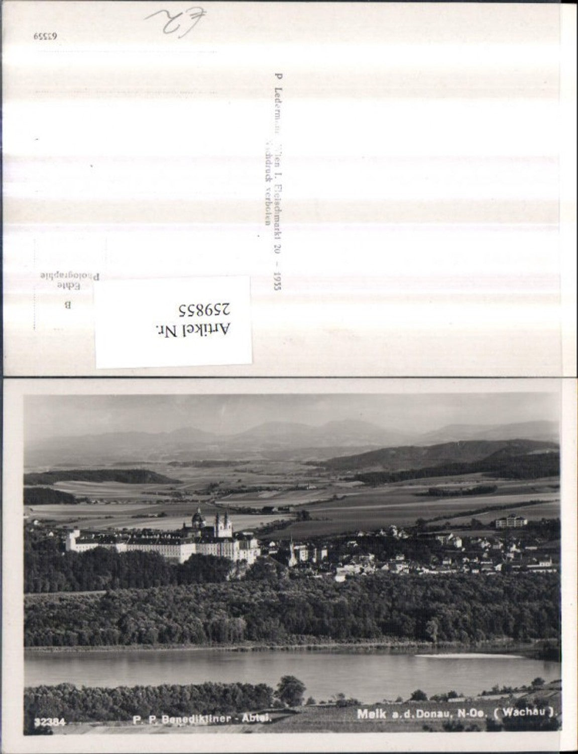 259855,Milk an d. Donau Totale Stift PP Benedictine Abbey