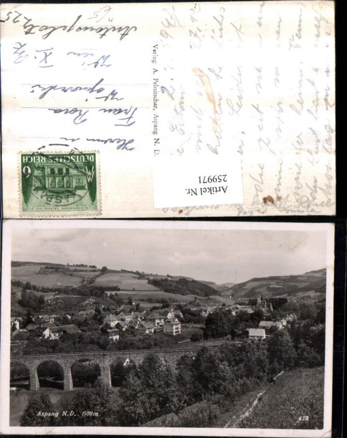 259971,Aspang Totale Viadukt Brücke