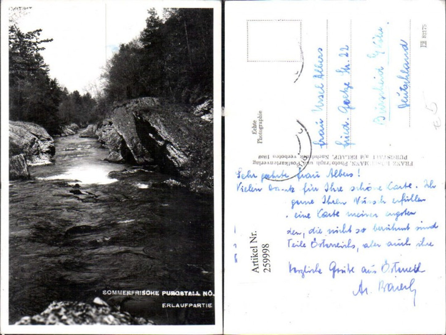 259998,Purgstall Erlaufpartie Partie