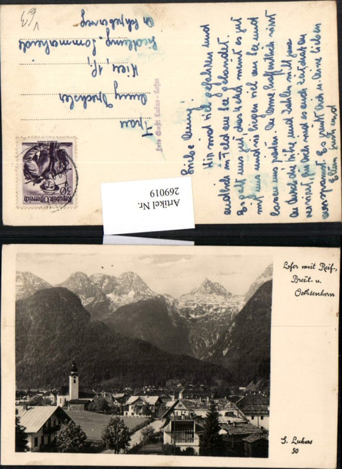 269019,Lofer Totale m. Reif- Breit- u. Ochsenhorn Bergkulisse pub Foto Lukas 50