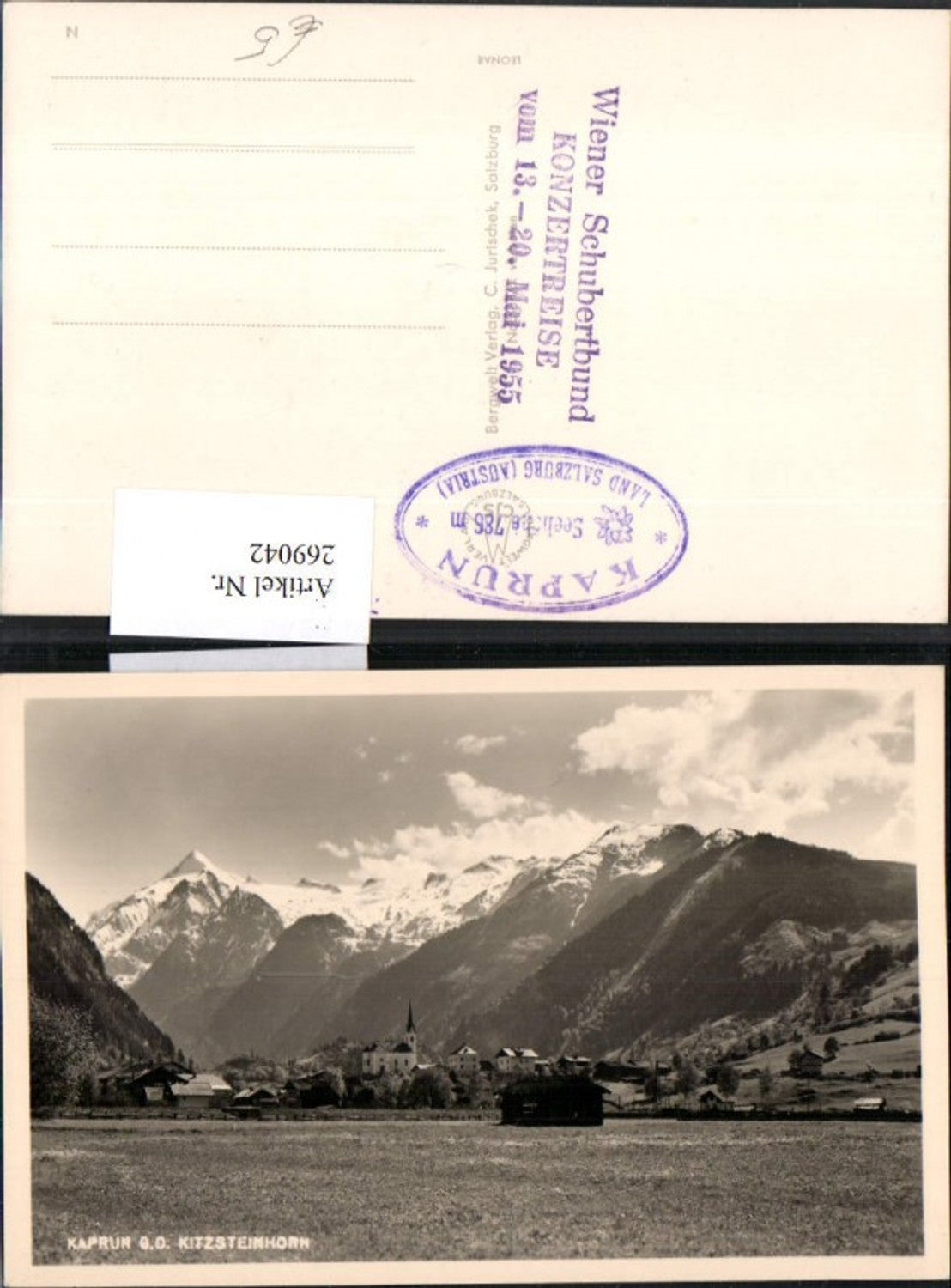 269042,Kaprun Totale geg, Kitzsteinhorn Bergkulisse