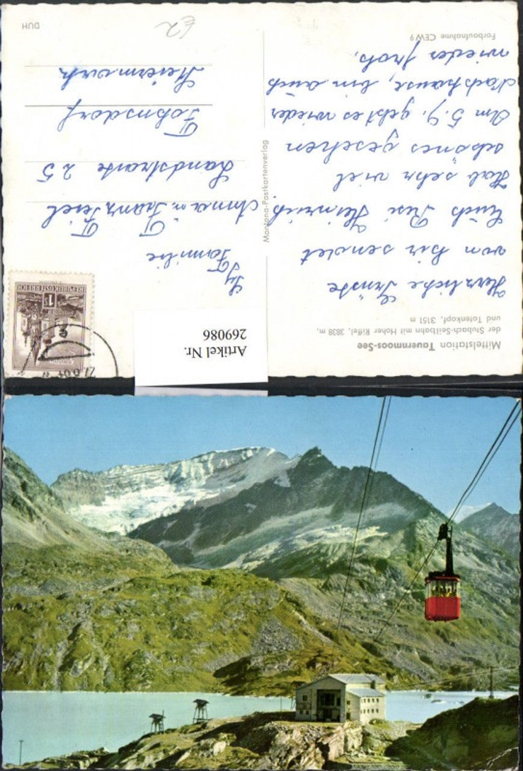 269086,Mittelstation Seilbahn Tauernmoos-See b. Uttendorf Bergkulisse