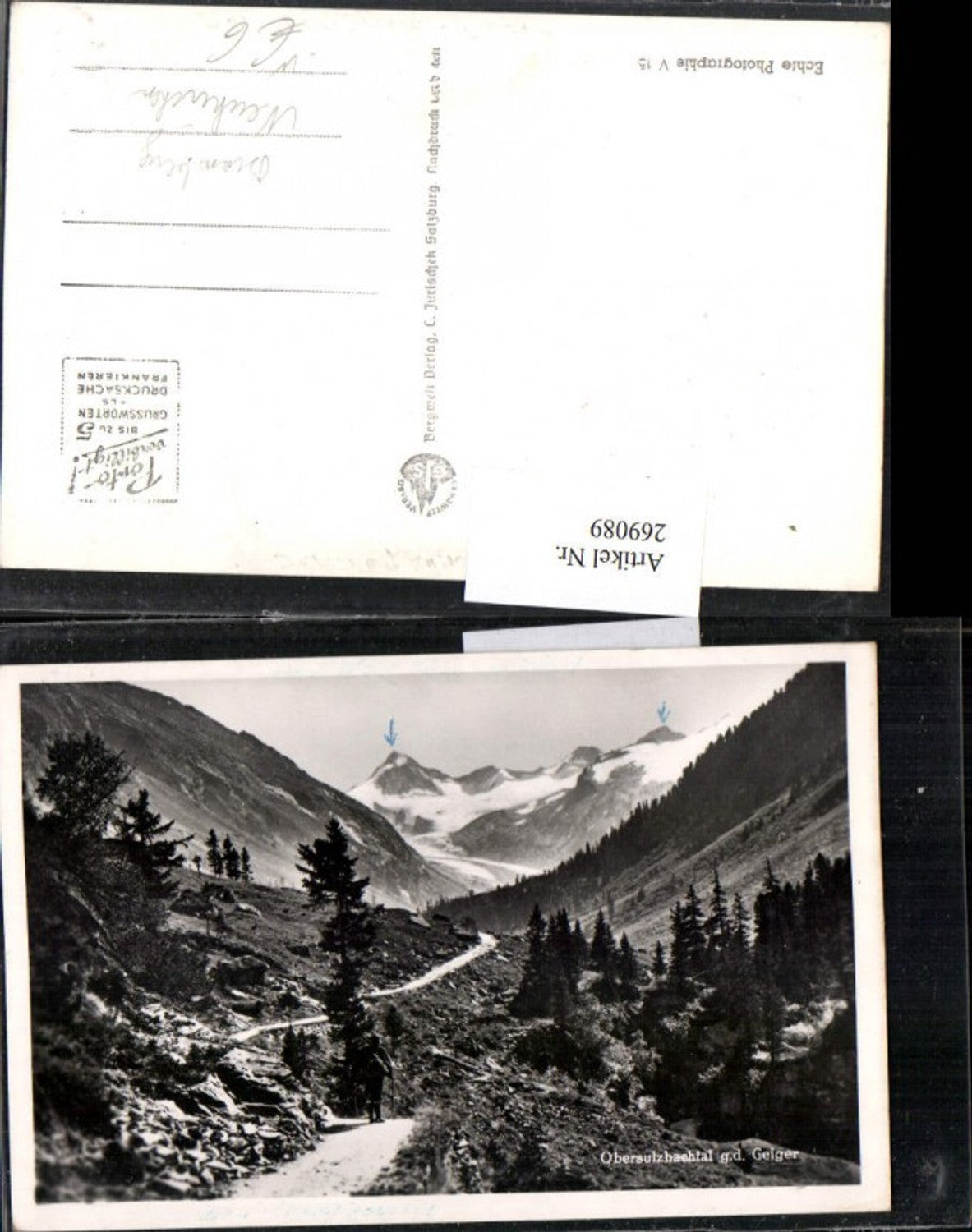 269089,Obersulzbachtal b. Neukirchen a. Großvenediger geg. d. Geiger Bergkulisse