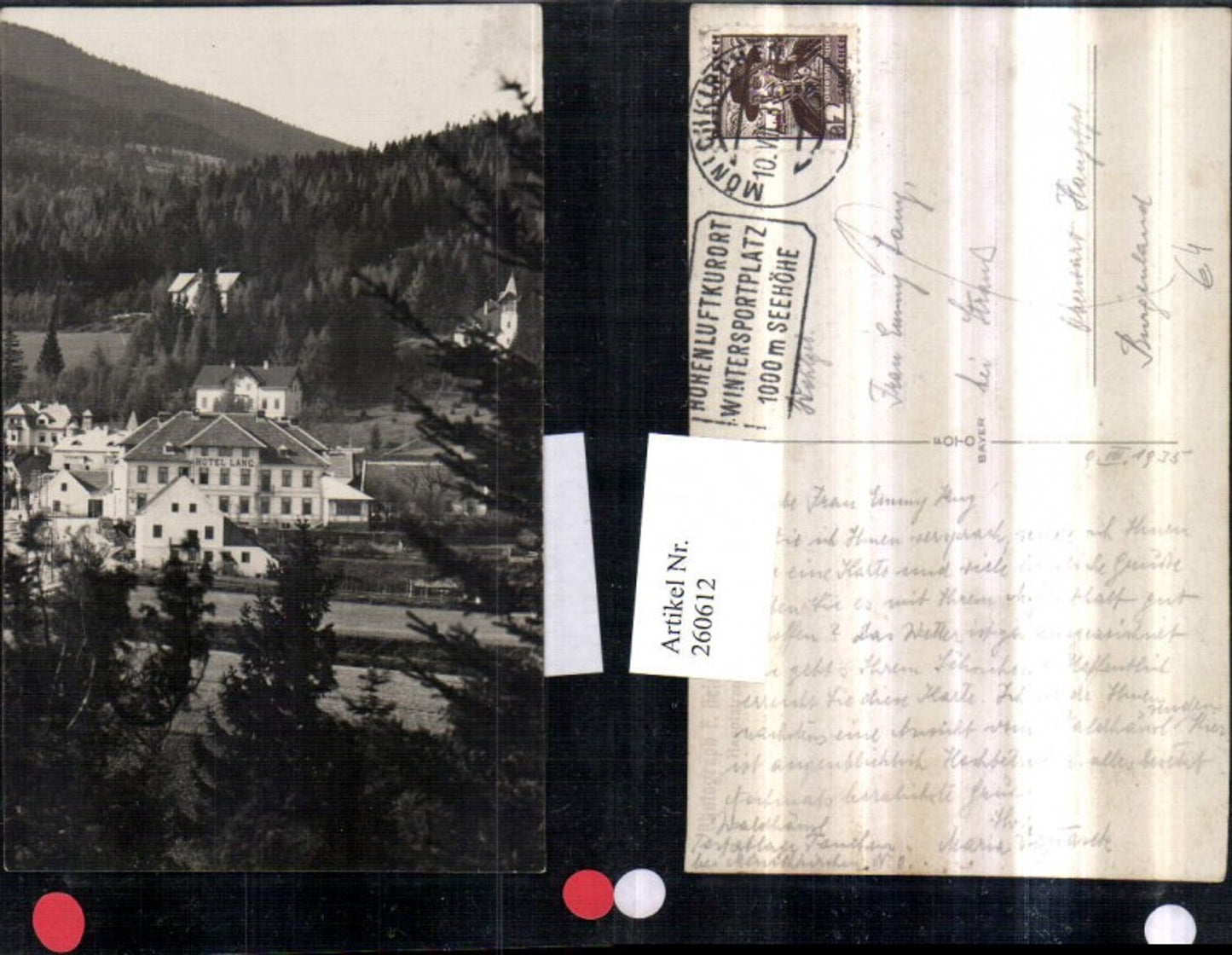 260612,Mönichkirchen Teilansicht Hotel Lang