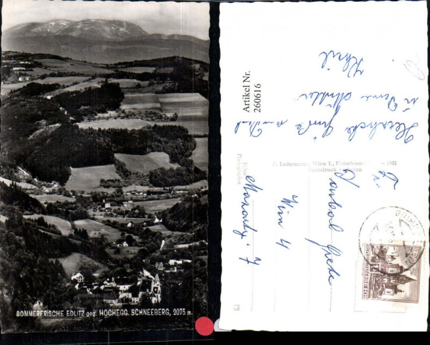 260616,Edlitz Totale geg. Hochegg u. Schneeberg