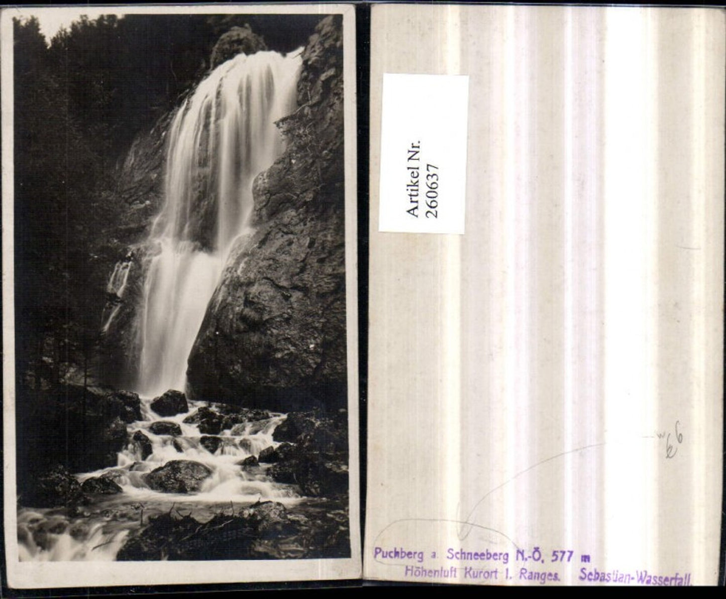 260637,Sebastian-Wasserfall b. Puchberg am Schneeberg