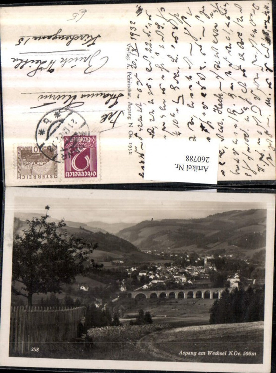 260788,Aspang am Wechsel Totale Viadukt Brücke