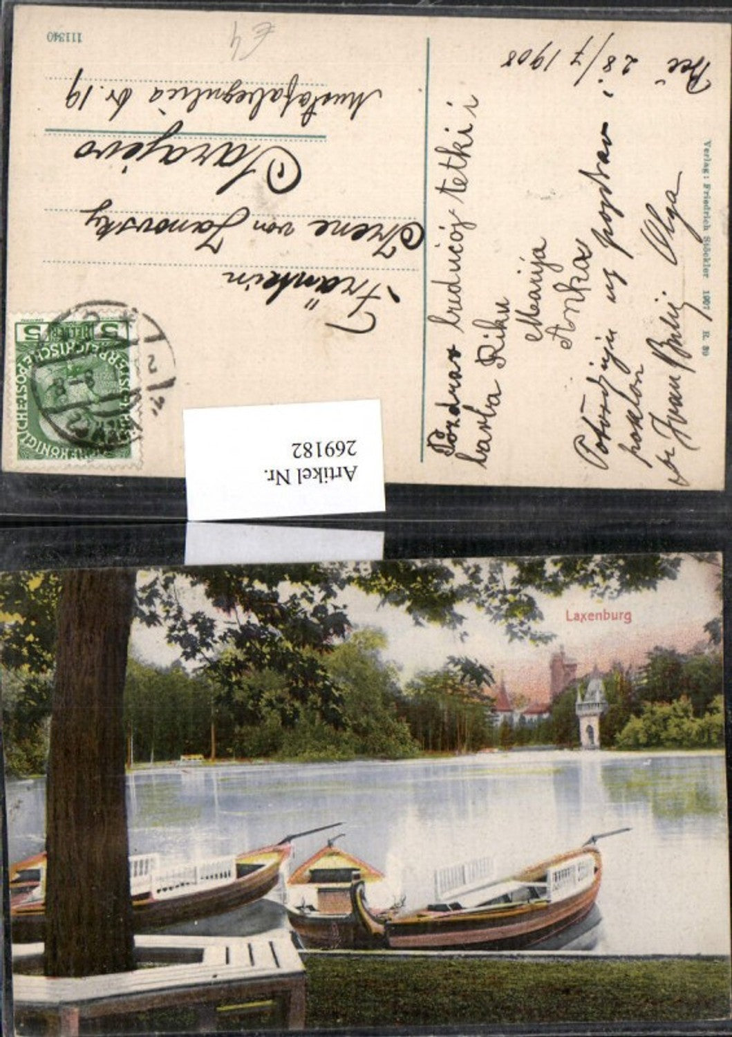 269182,Schloss Laxenburg Franzensburg Schlossteich Boote