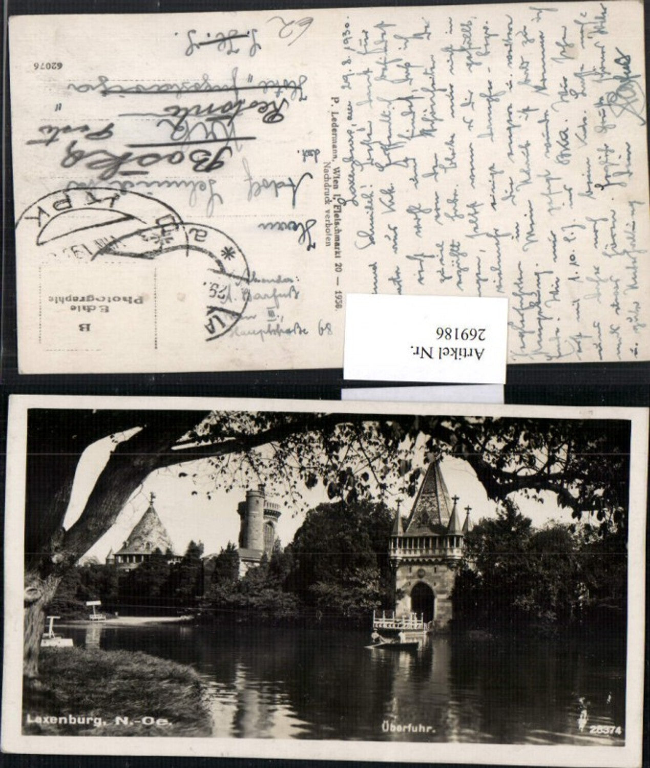 269186,Schloss Laxenburg Überfuhr Ruderboot Schlossteich