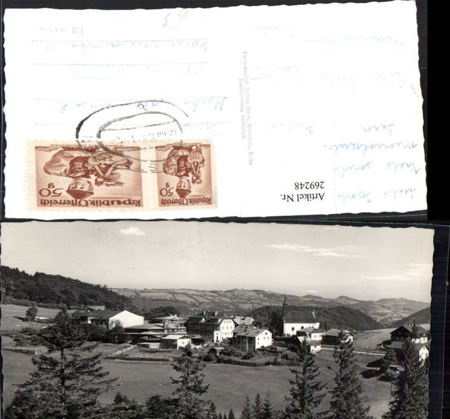 269248,Puchenstuben Totale Bergkulisse