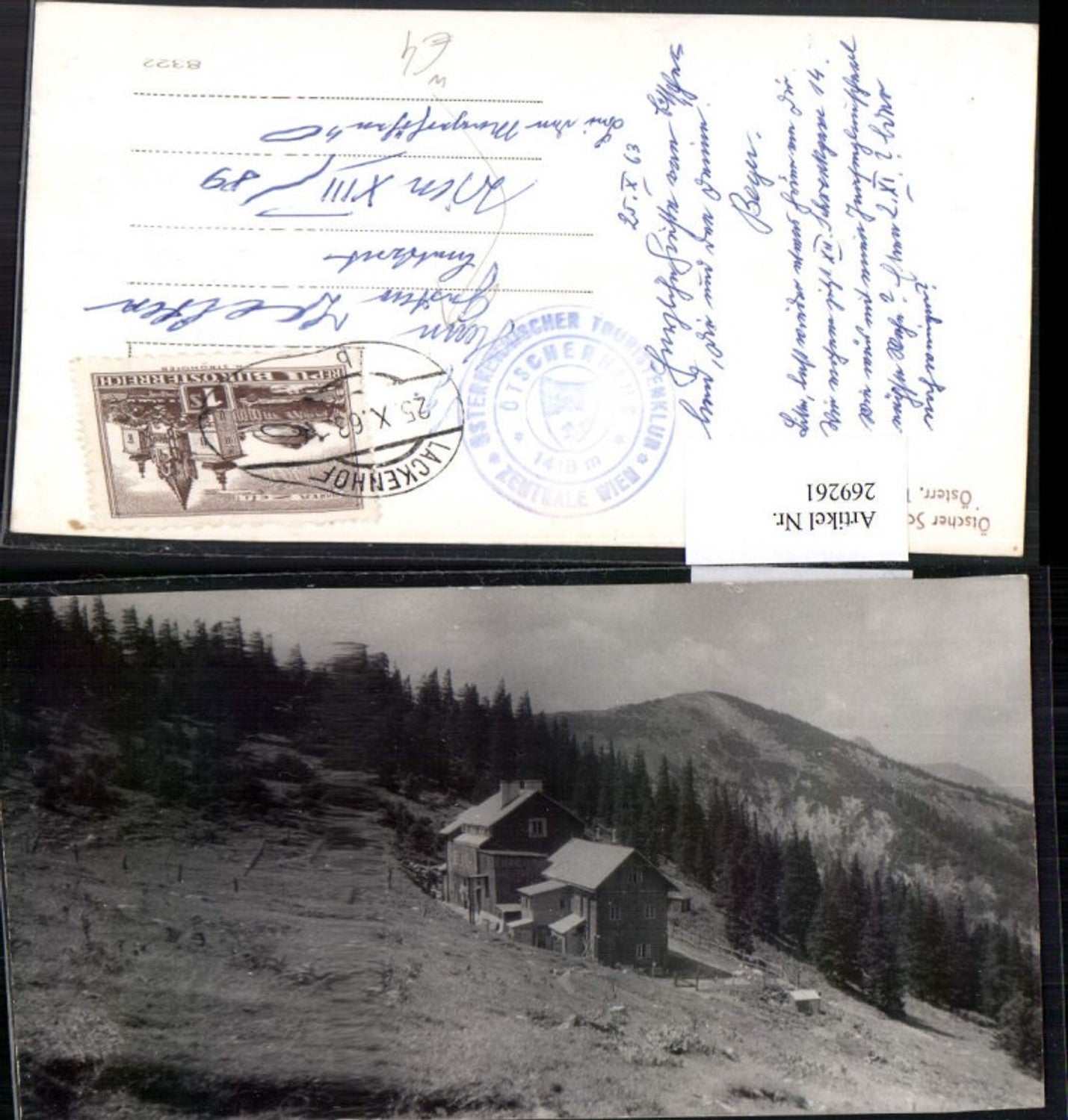 269261,Ötscher Schutzhaus Lackenhof Bergkulisse