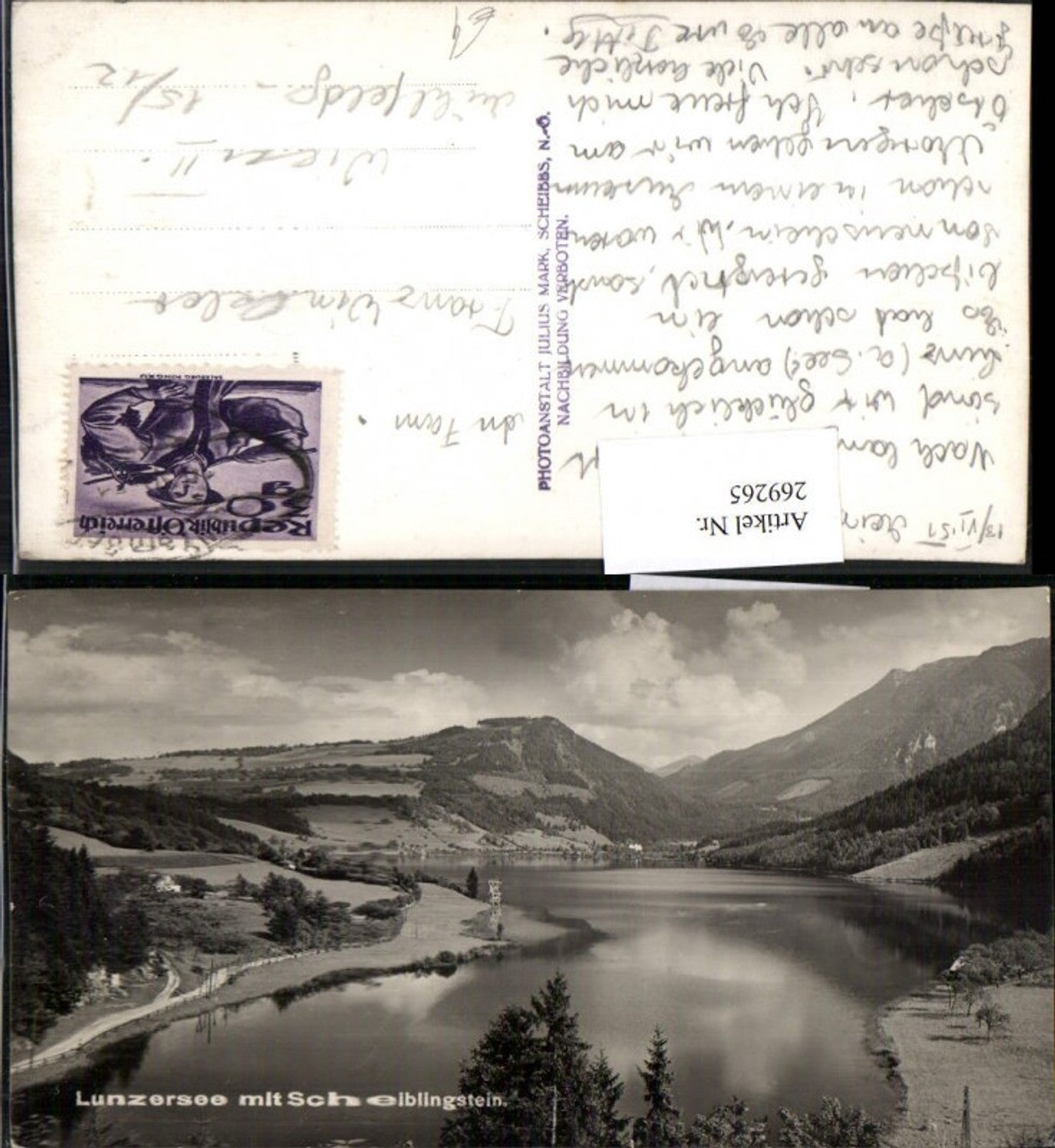 269265,Lunz Lunzer See m. Scheiblingstein Bergkulisse