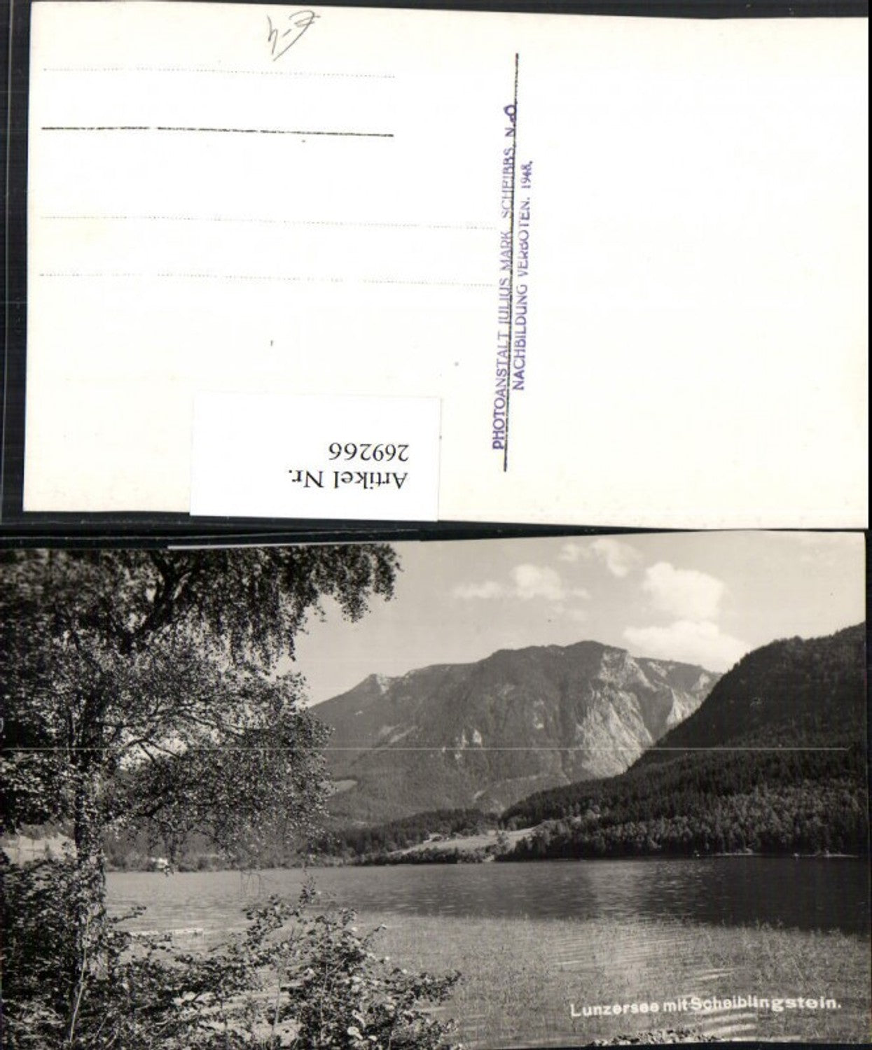 269266,Lunz Lunzer See m. Scheiblingstein Bergkulisse