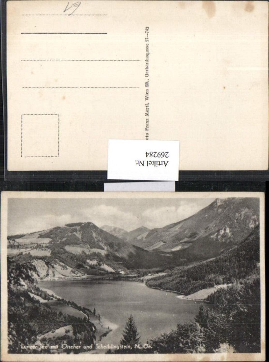 269284,Lunzer See Lunz m. Ötscher u. Scheiblingstein