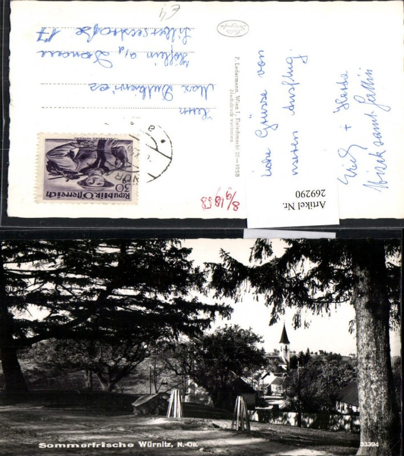 269290,Würnitz Teilansicht Kirche