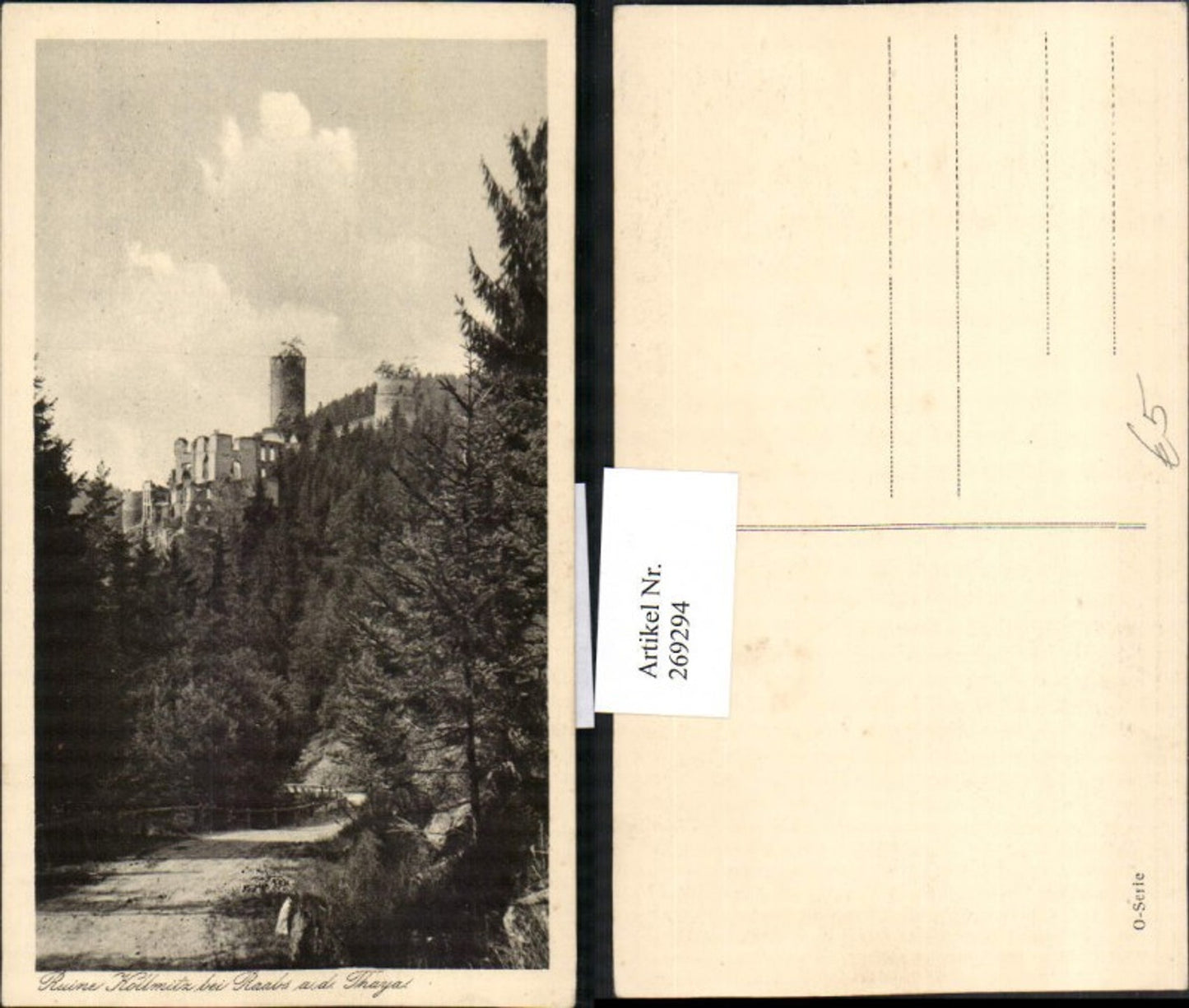 269294,Ruine Kollmitz b. Raabs a. d. Thaya