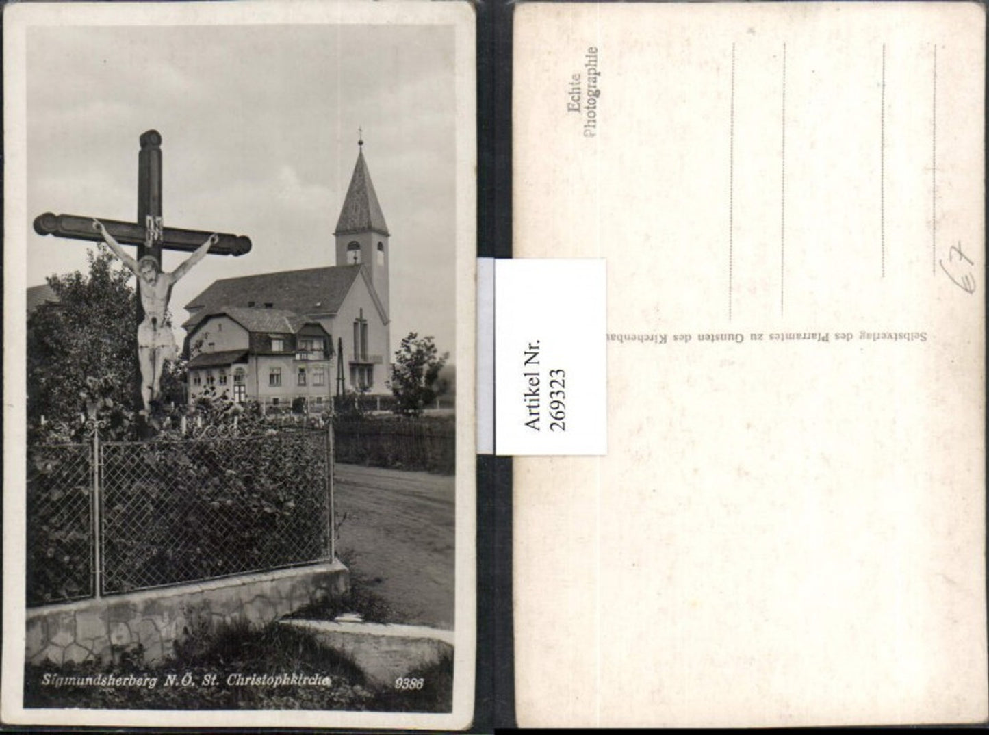 269323,Sigmundsherberg St. Chrostophkirche Jesuskreuz