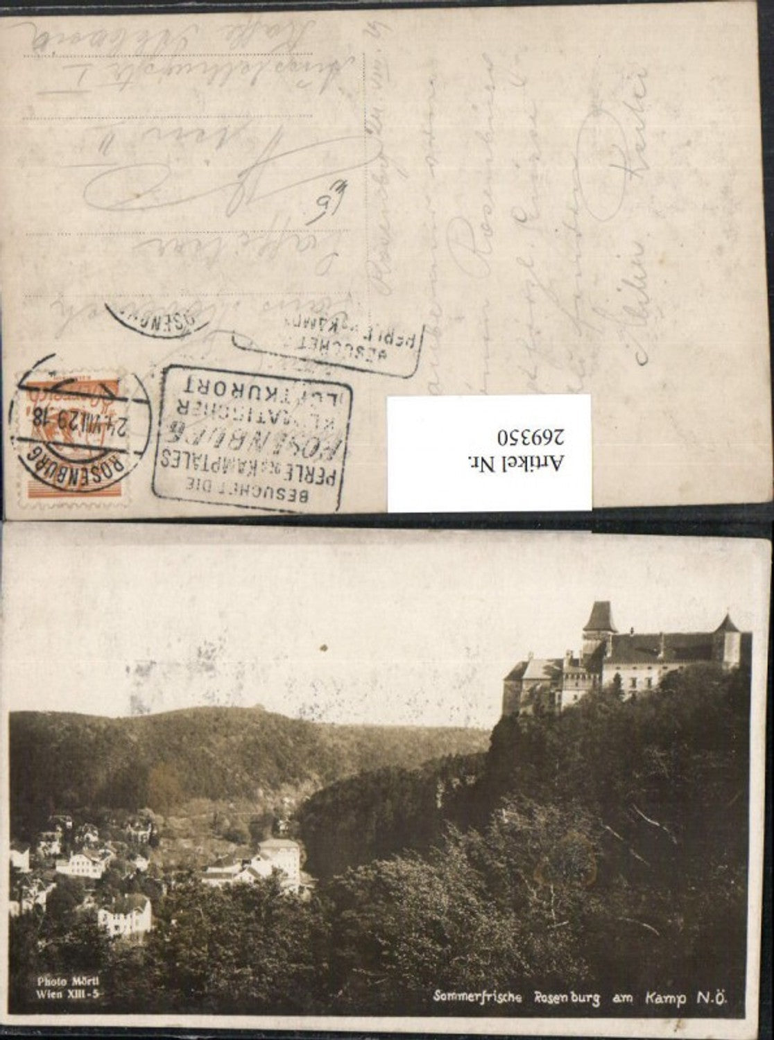 269350,Rosenburg-Mold Totale Schloss Rosenburg