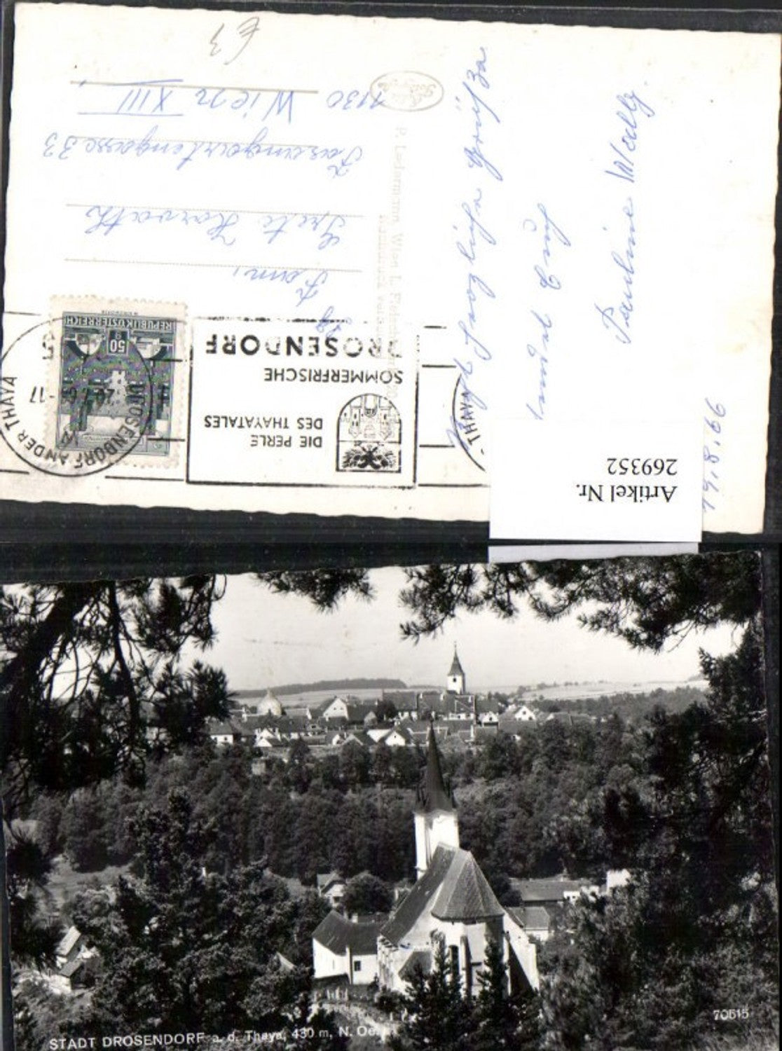 269352,Drosendorf -Zissersdorf Totale Kirche