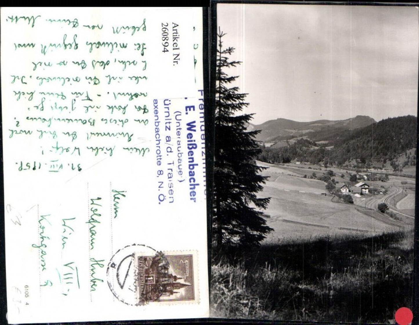 260894,Fremdenzimmer Weißenbacher b. Türnitz an d. Traisen