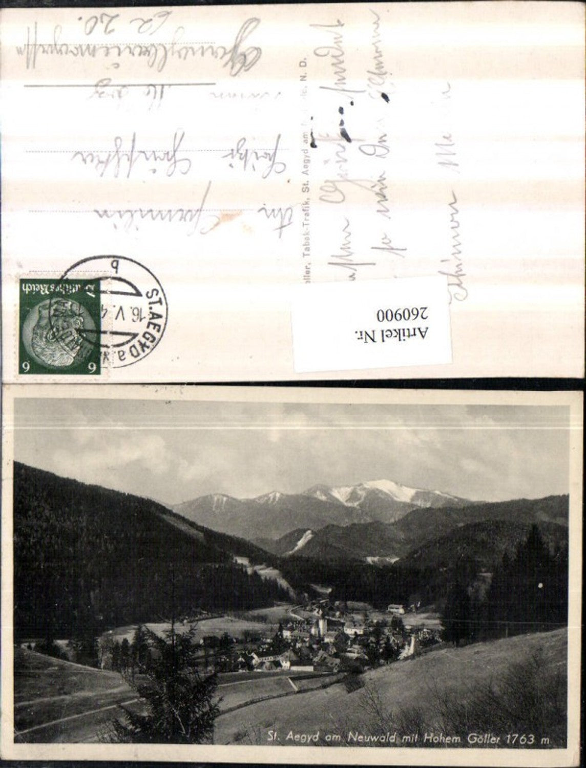 260900,St. Aegyd am Neuwald Totale m. Hohem Göller