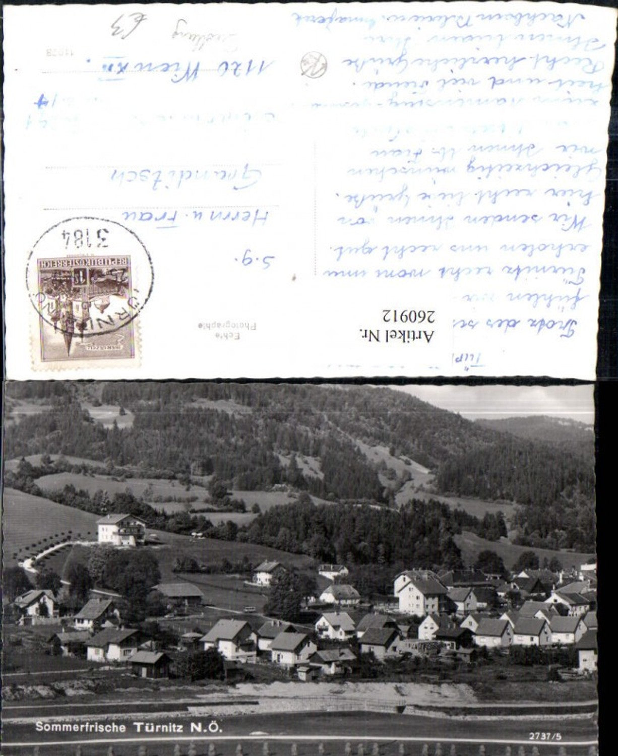 260912,Türnitz Siedlung Teilansicht