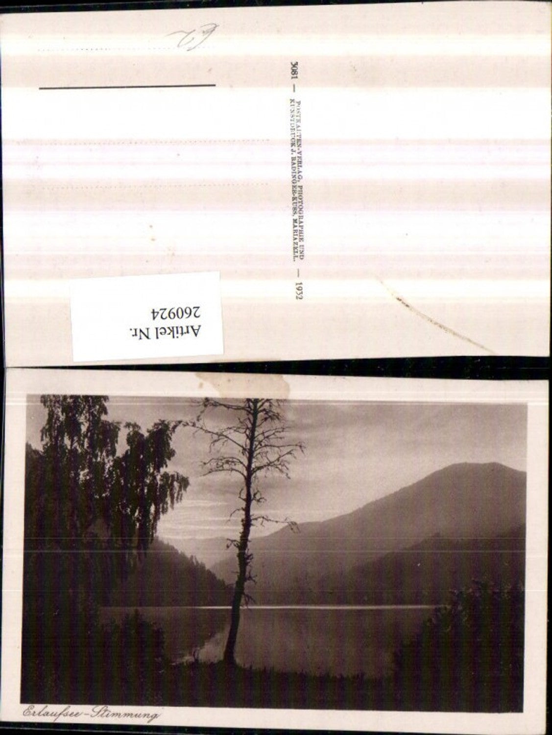 260924,Erlaufsee See Stimmung Partie b. Mitterbach