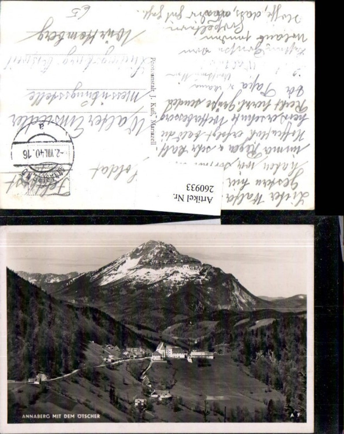 260933,Annaberg Totale m. d. Ötscher Bergkulisse