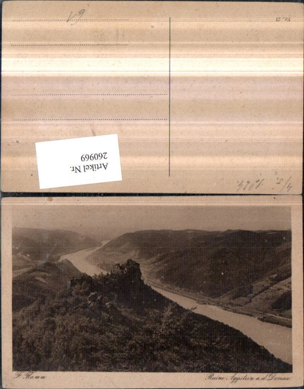 260969, Aggstein ruins at d. Danube