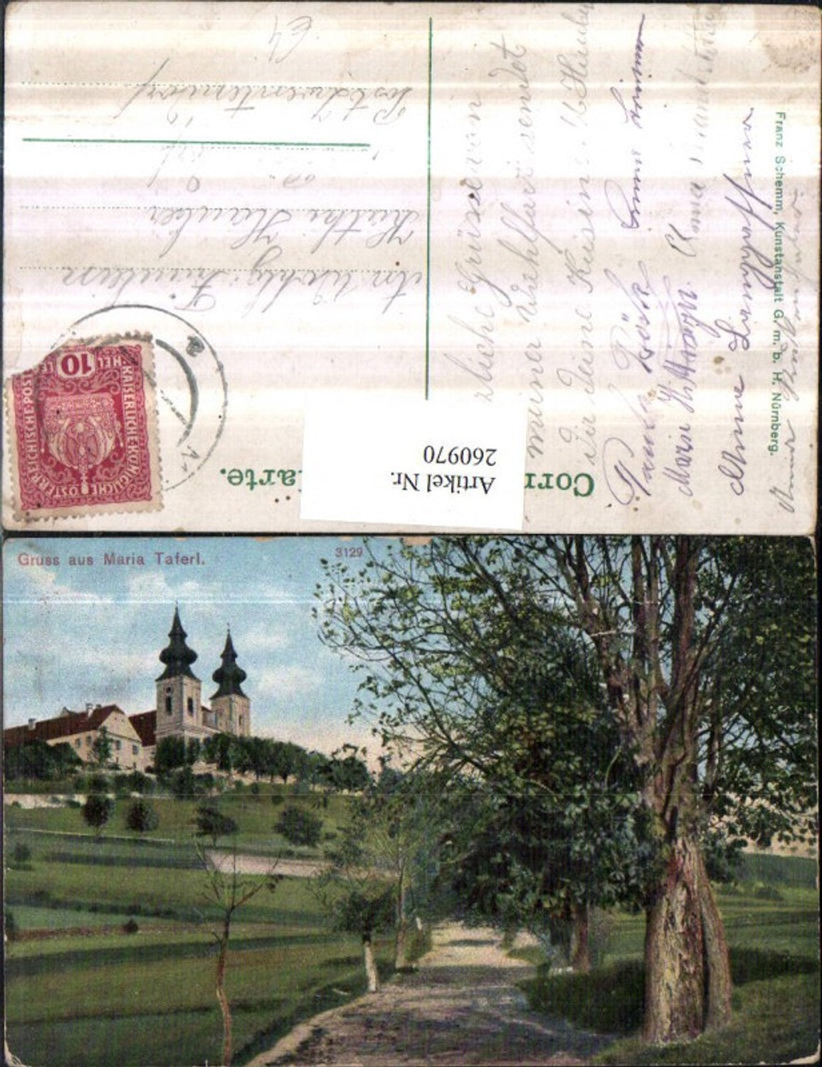 260970, Greetings from Maria Taferl, a trip to the church