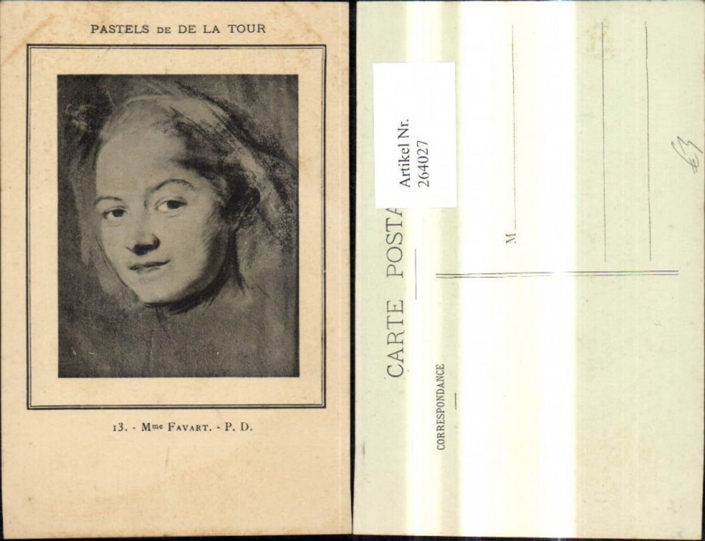 264027,Künstler Ak Madame Favart Portrait Passepartout Kunst Wissenschaft