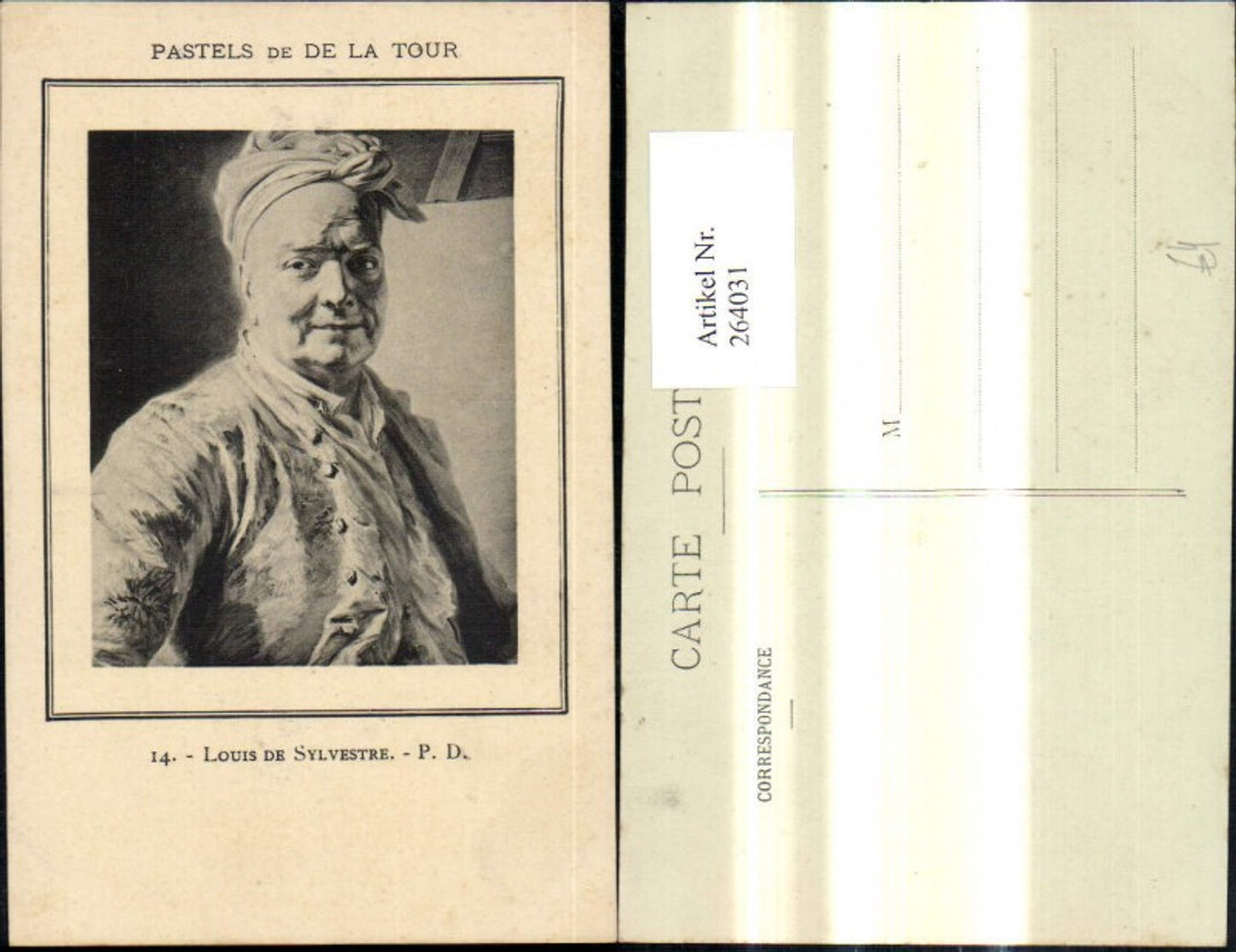 264031,Künstler Ak Louis de Sylvestre Mann Portrait Passepartout Kunst Wissenschaft