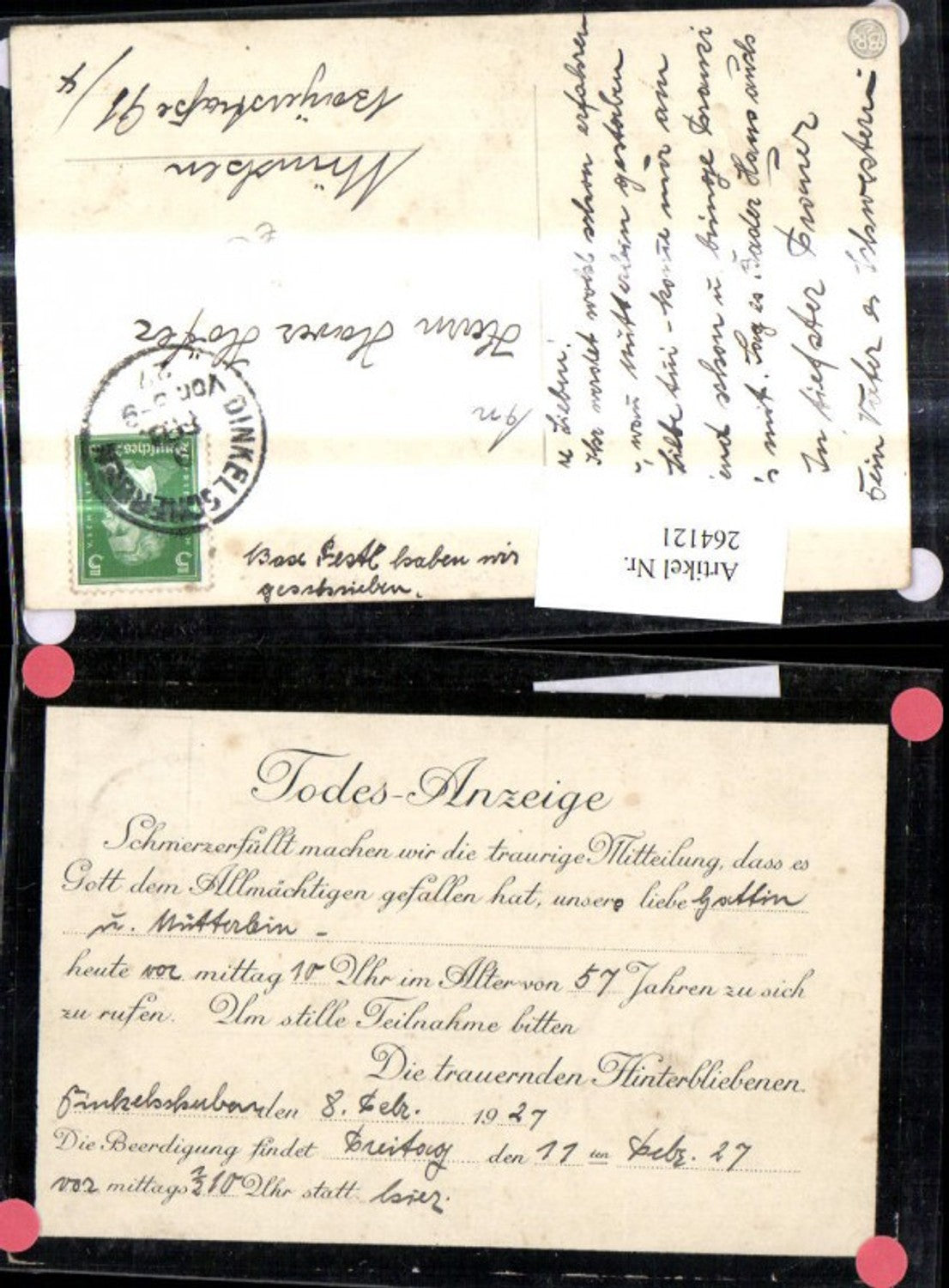 Alte Ansichtskarte – Old Postcard