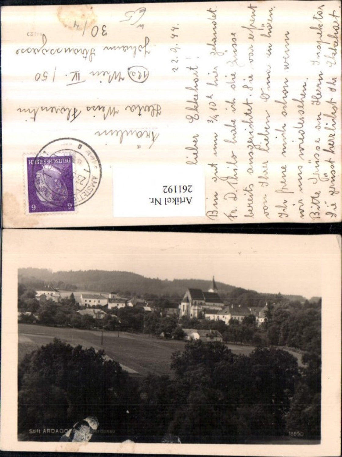 261192,Stift Ardagger Teilansicht Kirche