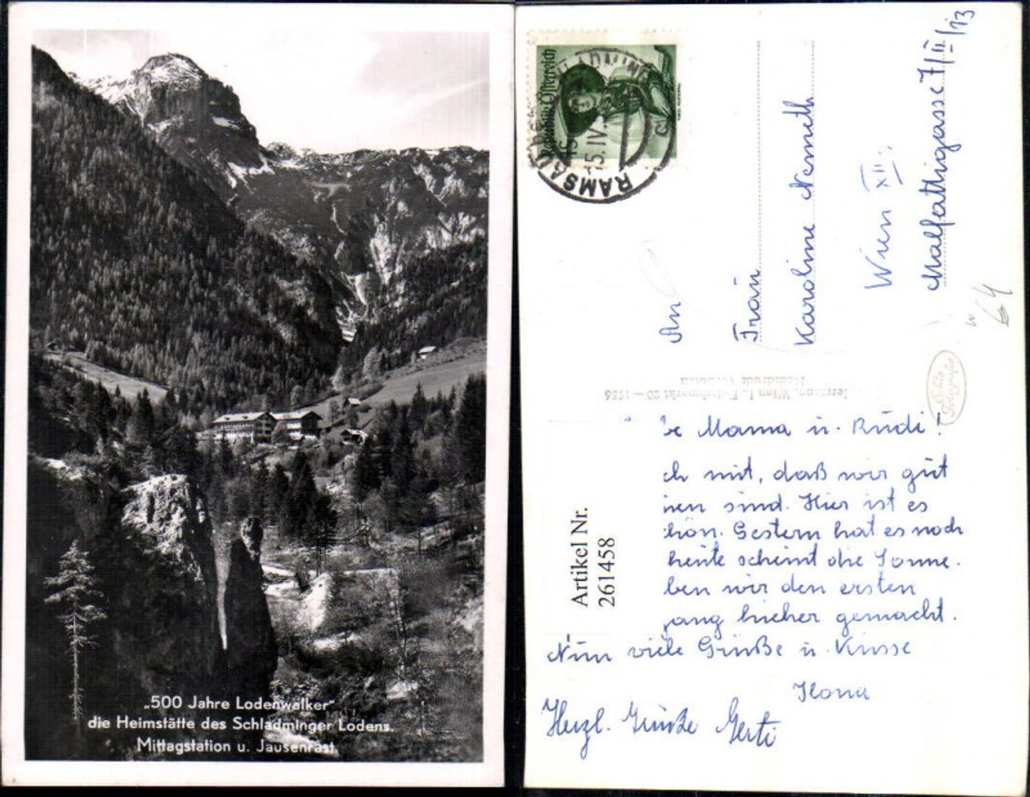 Alte Ansichtskarte – Old Postcard