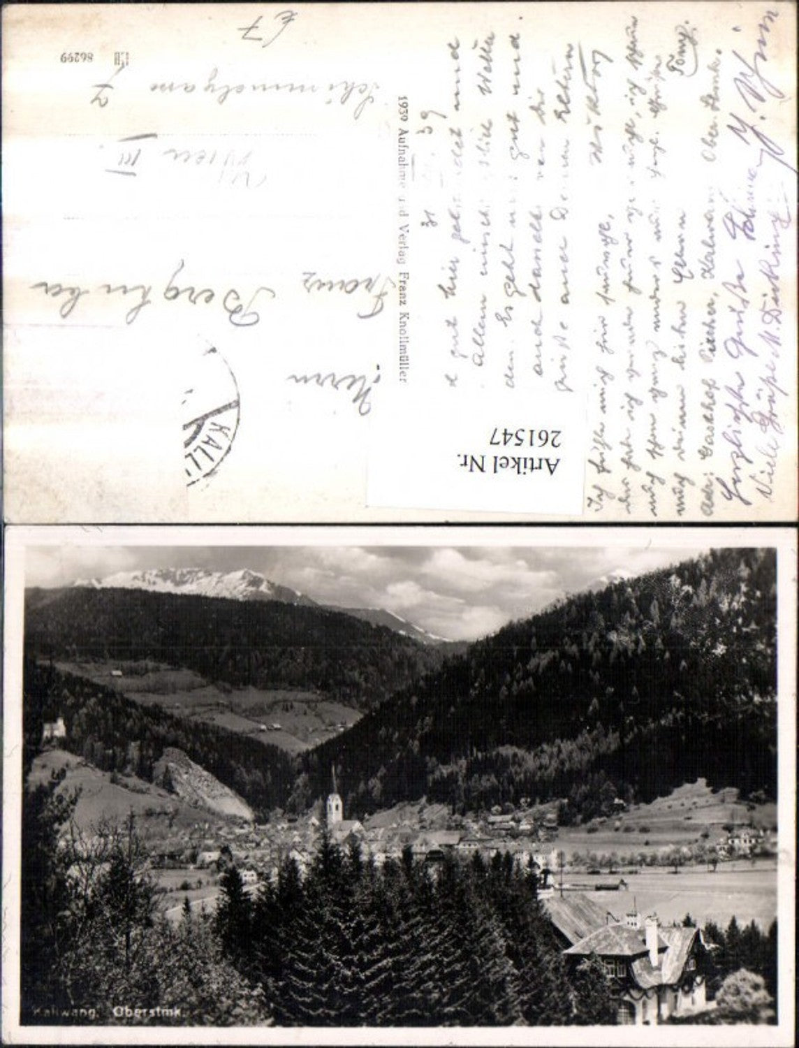 Alte Ansichtskarte – Old Postcard