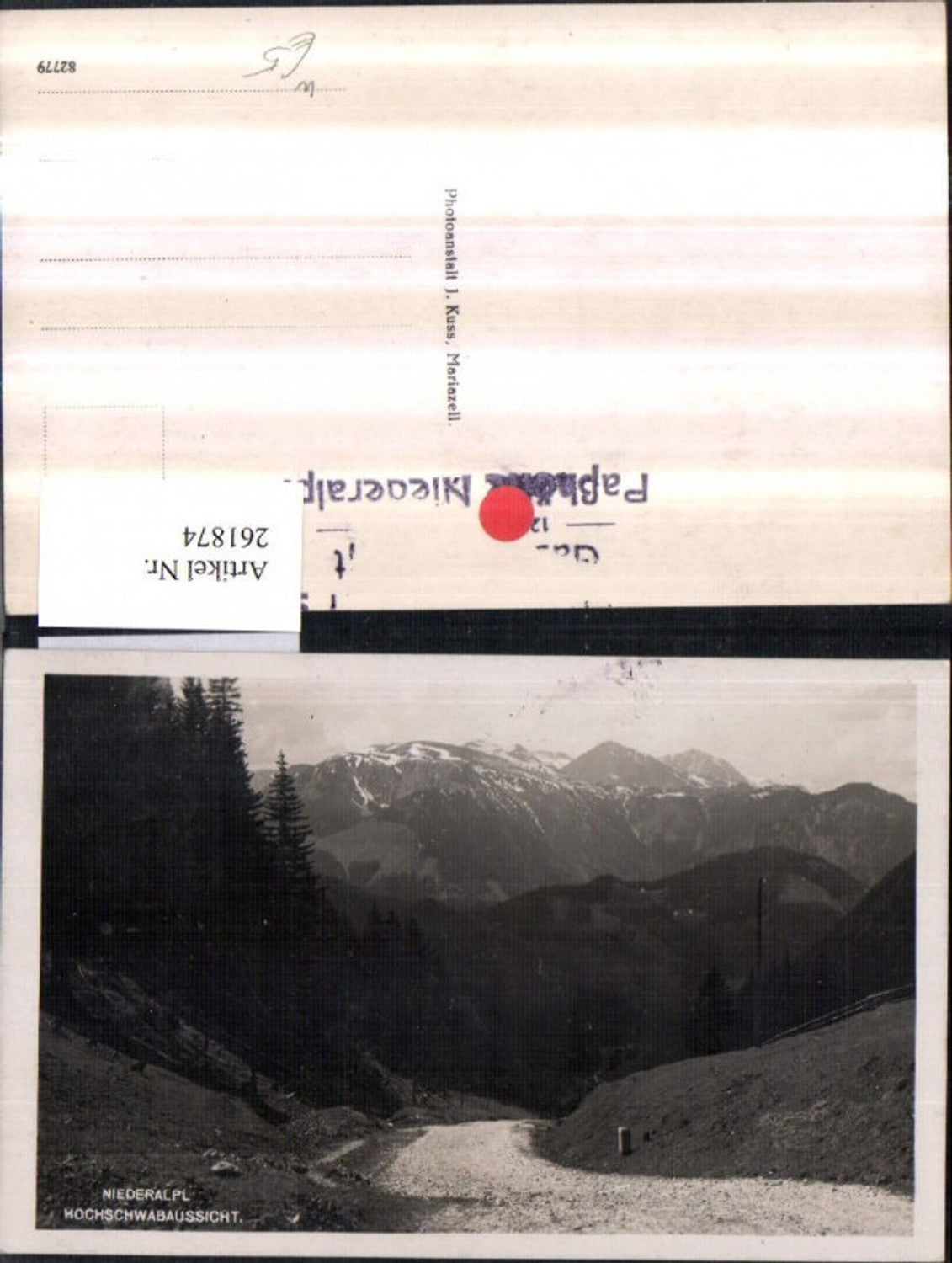 261874,Niederalpl Hochschwabaussicht Bergkulisse b. Gußwerk