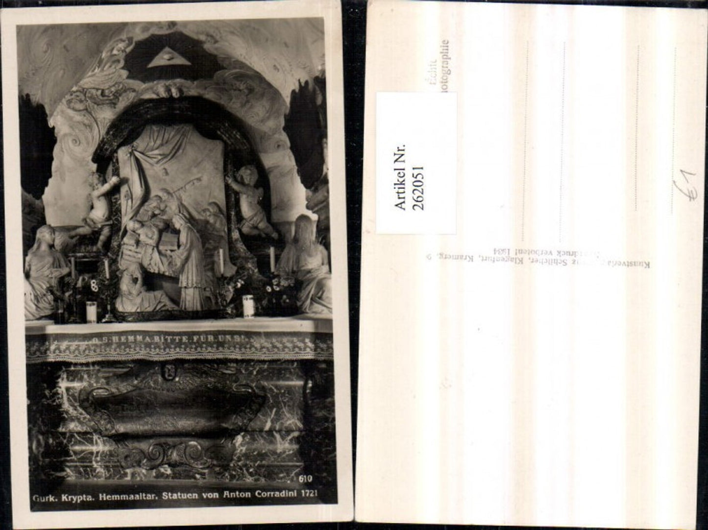 262051,Gurk Krypta Hemmaaltar Statuen