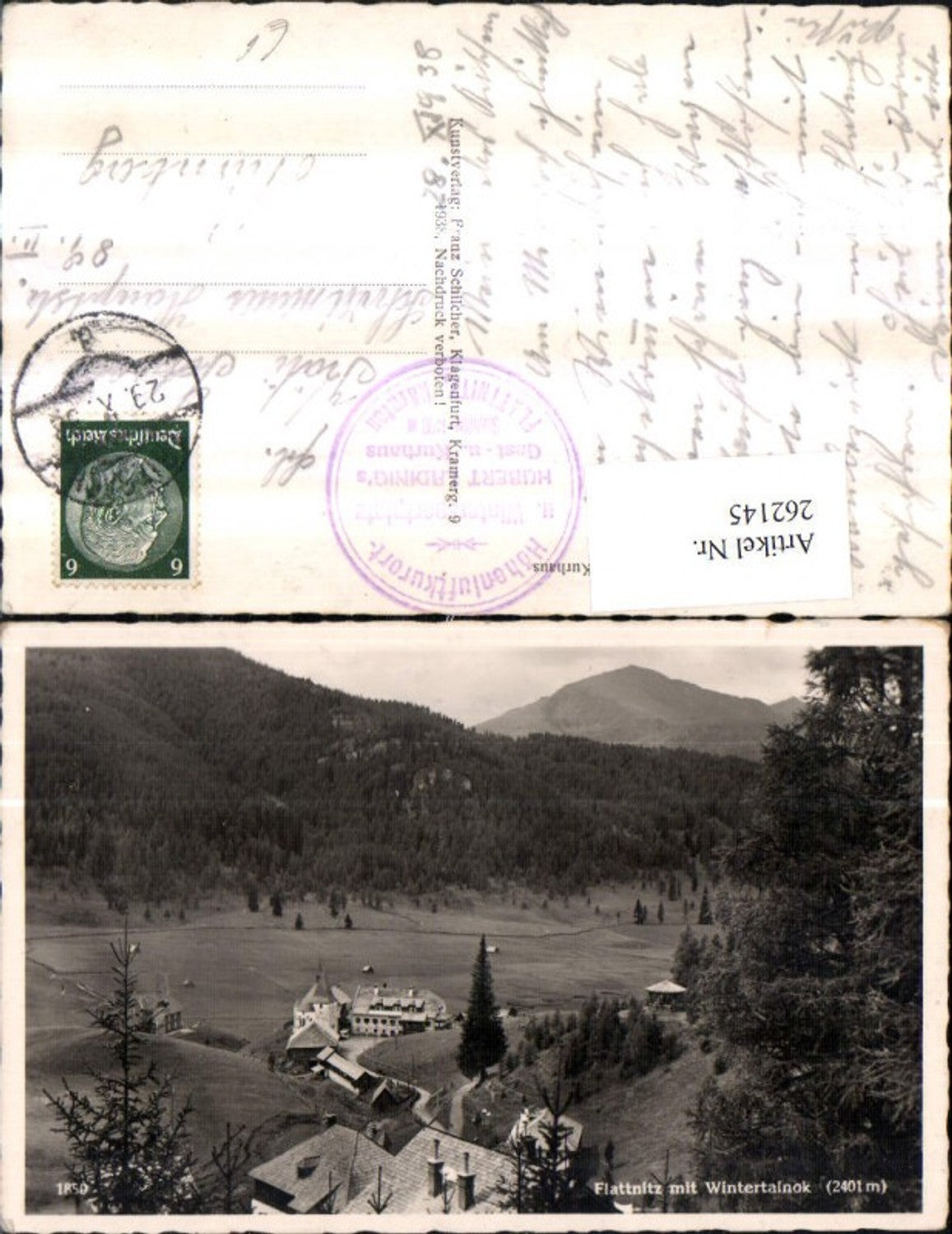 262145,Flattnitz b. Glödnitz Totale m. Wintertalnok