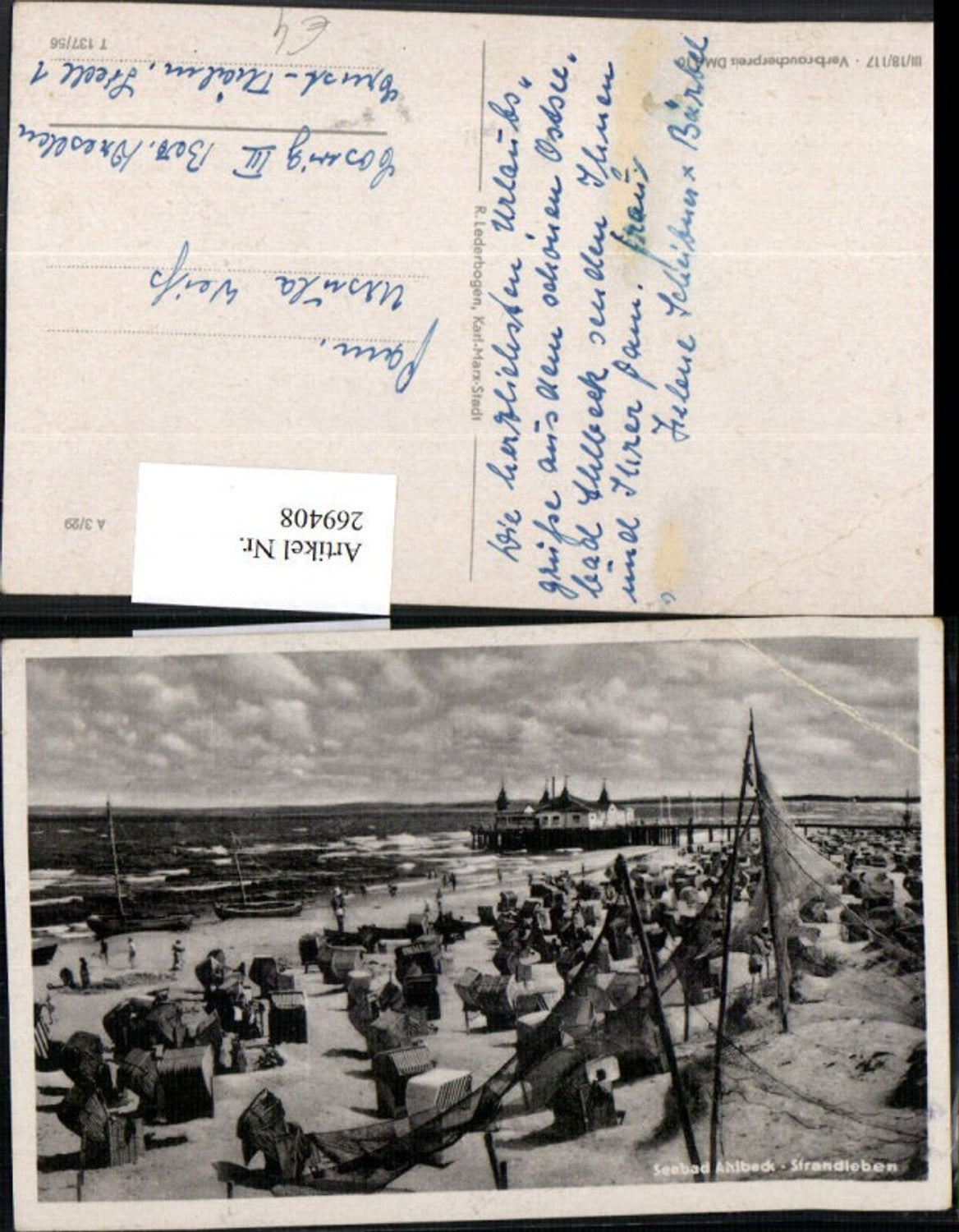 269408,Seebad Bad Ahlbeck Strand Segelboot