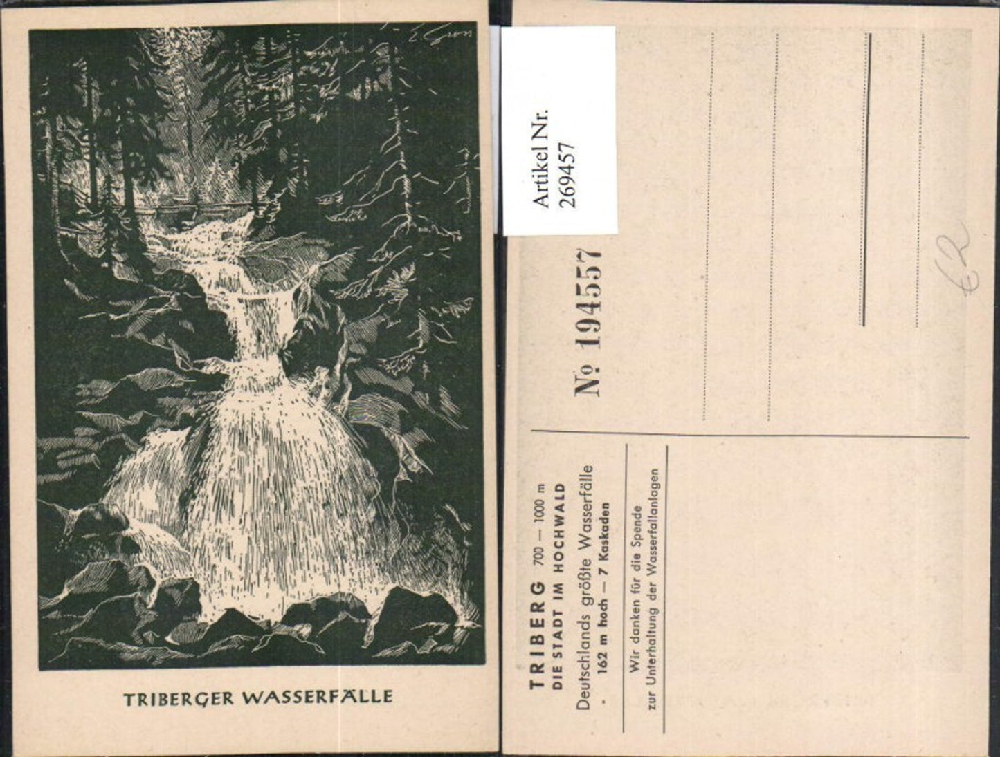 269457,Triberg i. Schwarzwald Wasserfälle