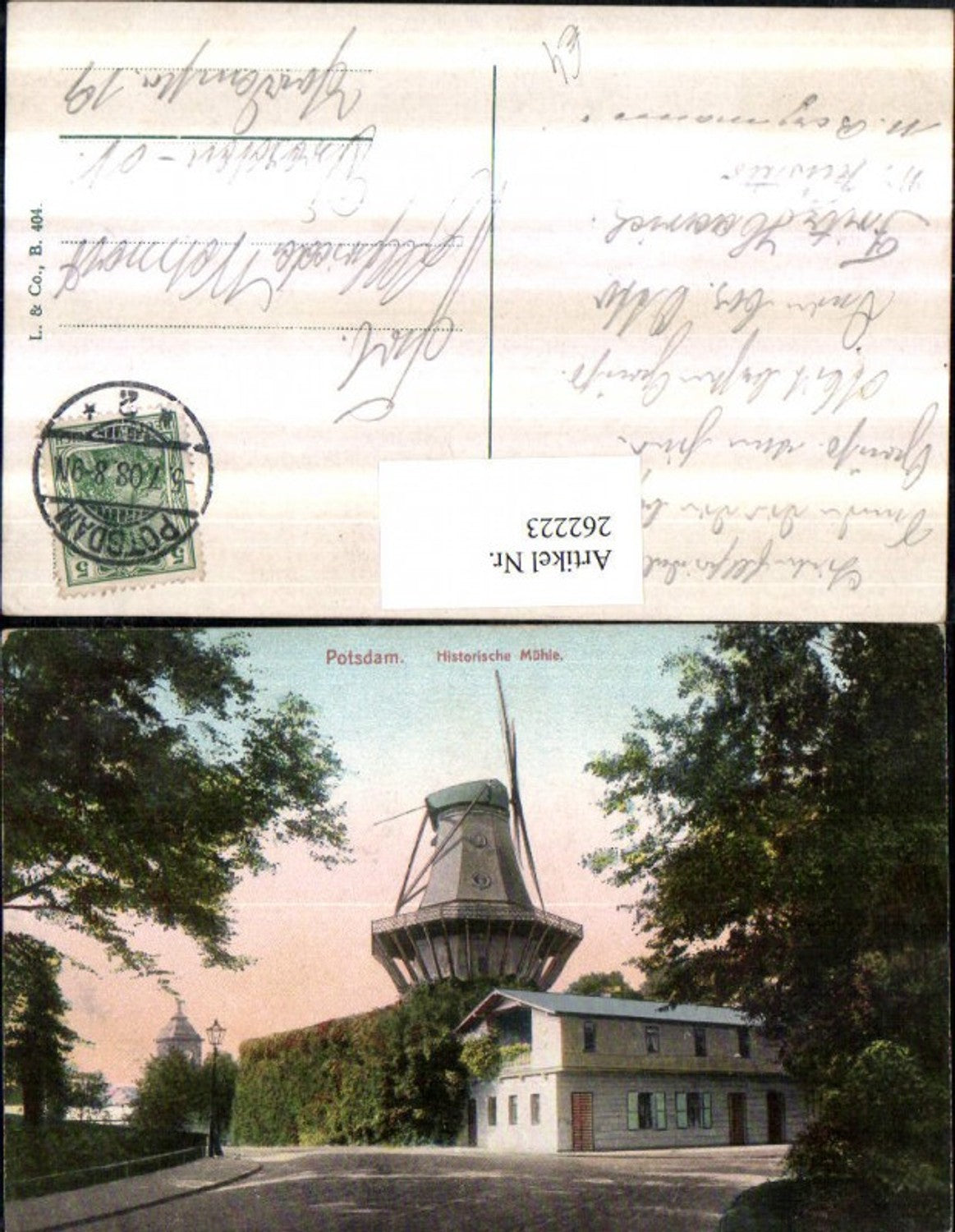 262223,Potsdam Historische Windmühle Mühle
