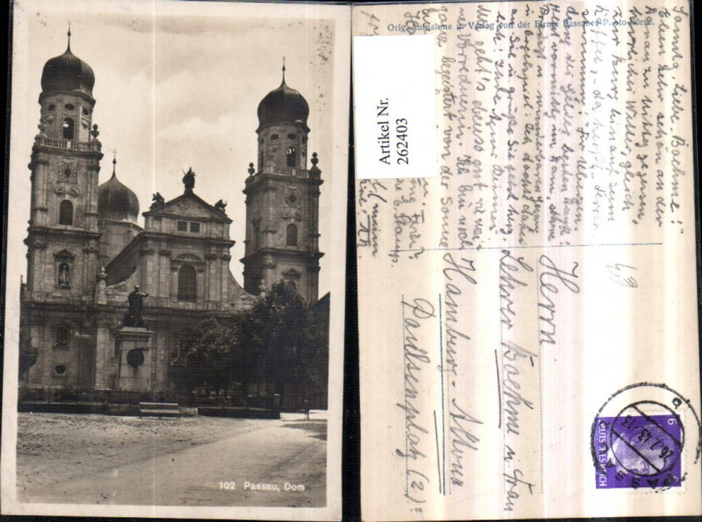 262403, Passau Cathedral Church